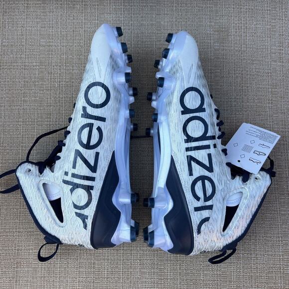 Adidas Shoes Mens 8.5 Adizero 5-Star 4.0 Football Cleats Black Spikes S84143 main image 6